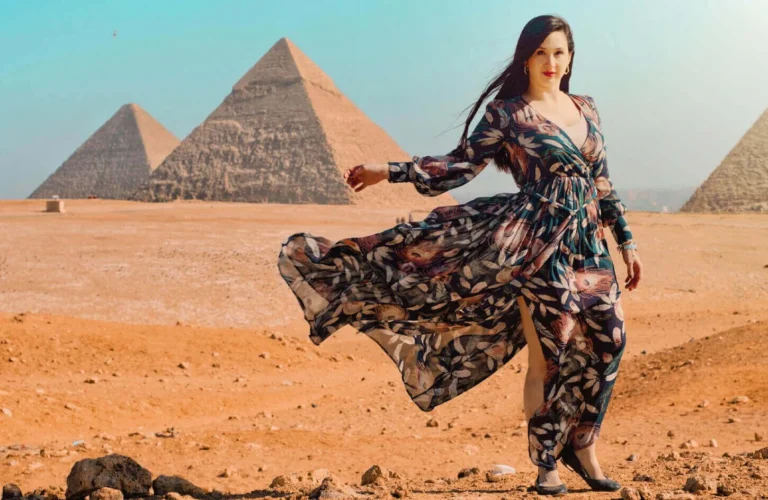 panoramic view of the great pyramids of giza and the historic citadel of saladin during a 3 day cairo highlights tour