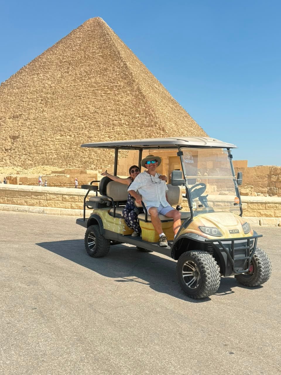Private golf cart tour at the Giza Pyramids