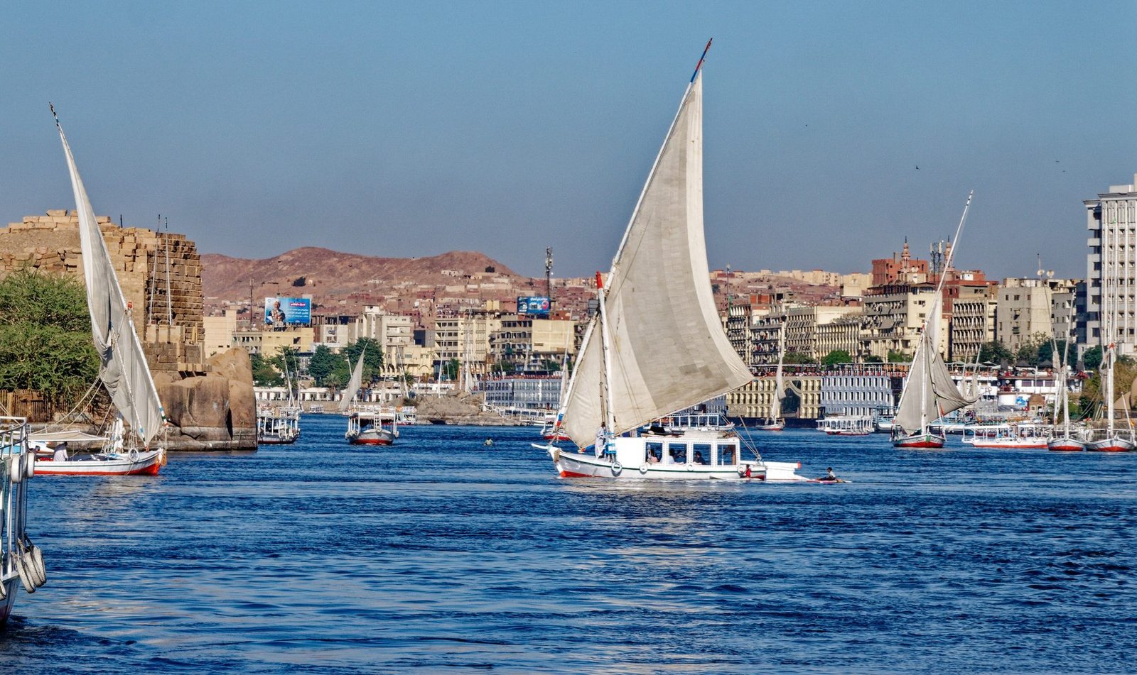 The Nile in Aswan.