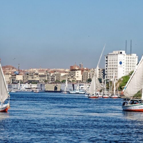 The Nile in Aswan.