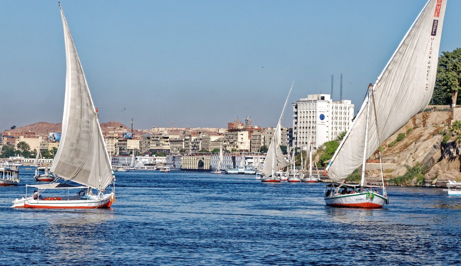 The Nile in Aswan.