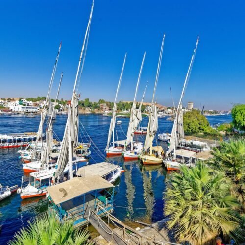 The Nile in Aswan.
