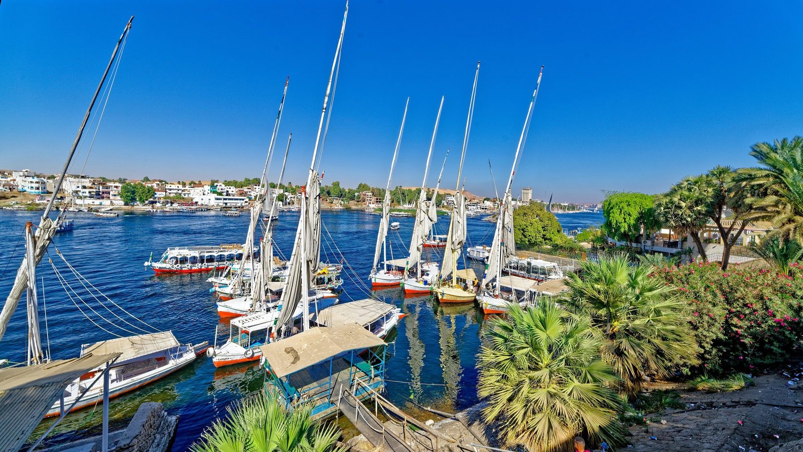 The Nile in Aswan.