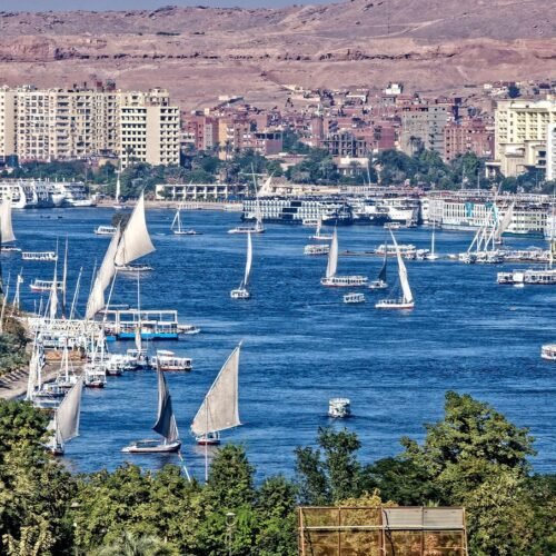 The Nile in Aswan.