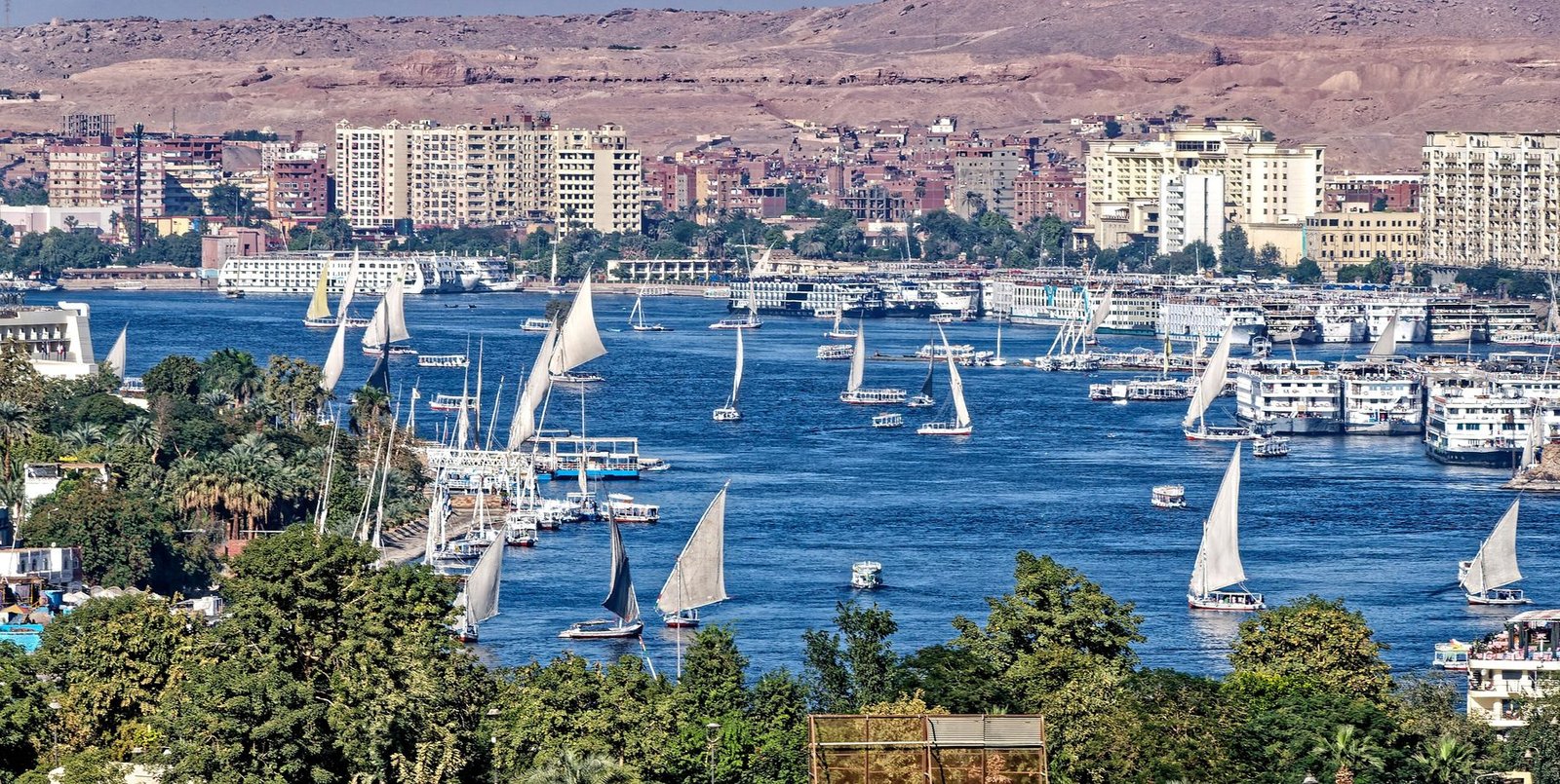 The Nile in Aswan.
