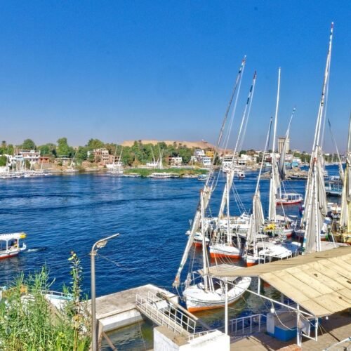 The Nile in Aswan.