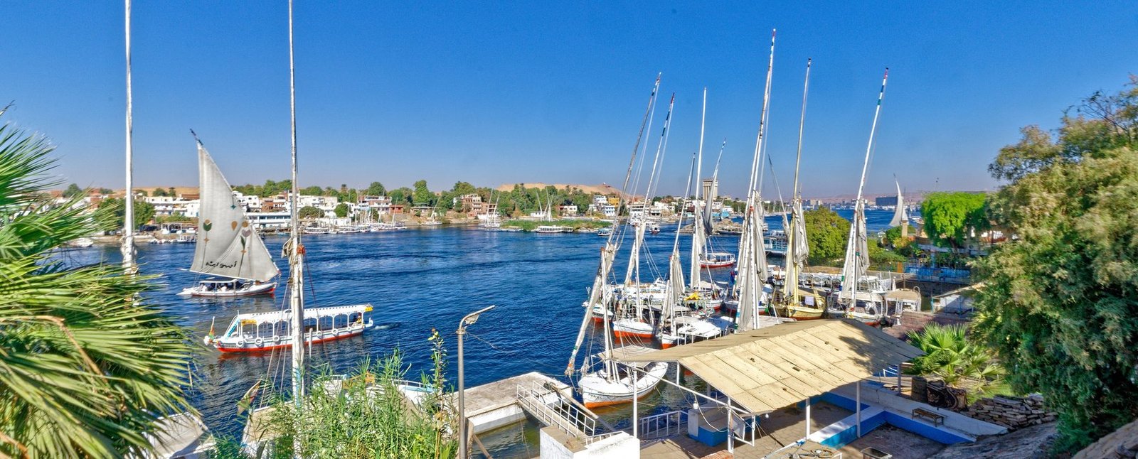 The Nile in Aswan.