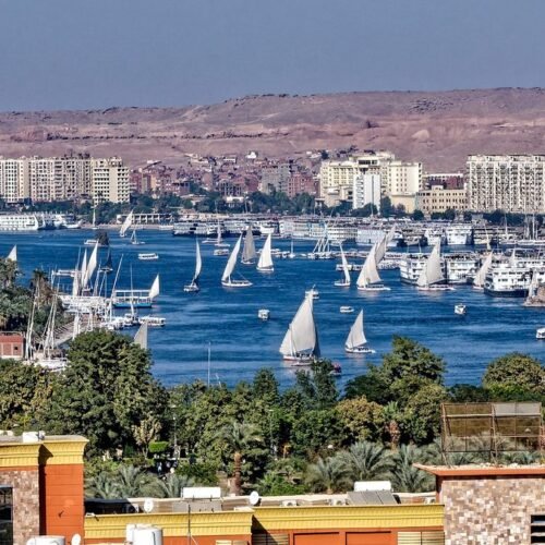 The Nile in Aswan.