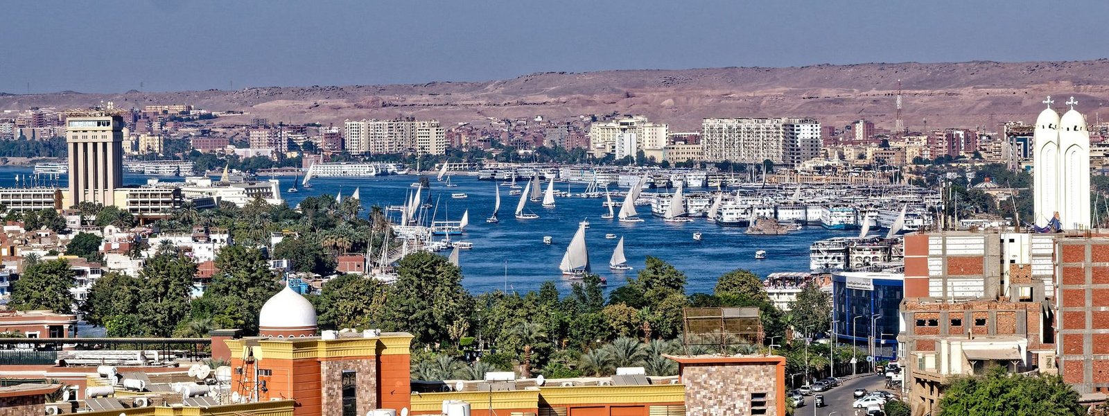 The Nile in Aswan.