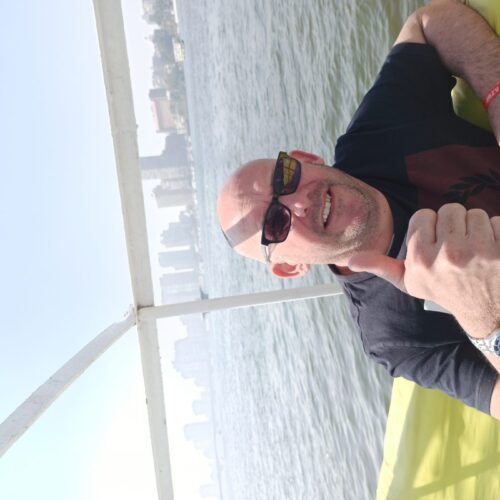 Travel photo of Cairo sunset felucca: felucca on the Nile in Cairo