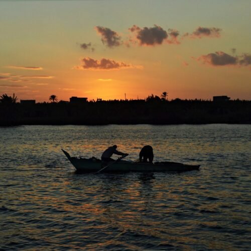 Nile in Desouk City, Egypt