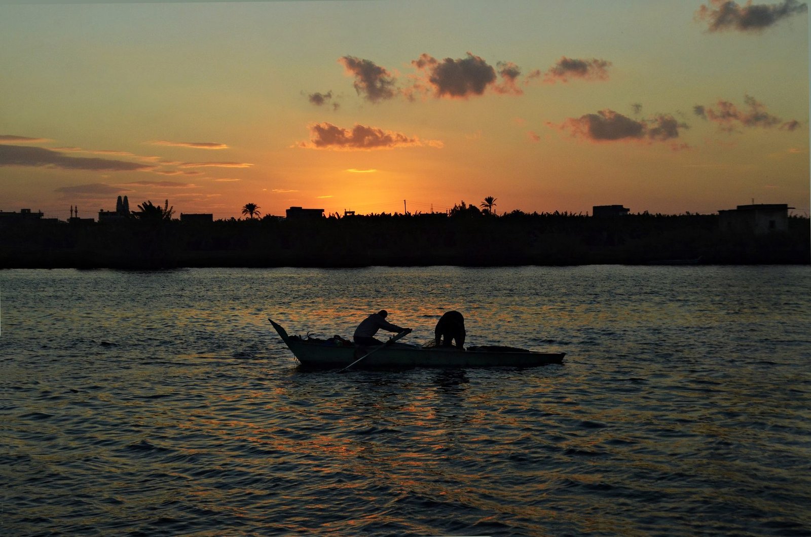 Nile in Desouk City, Egypt