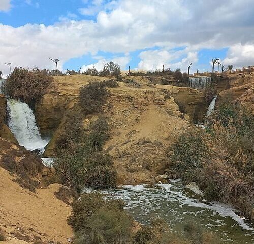 Travel scene at Fayoum Oasis