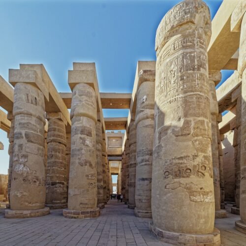 The great Hypostyle Hall of Karnak.