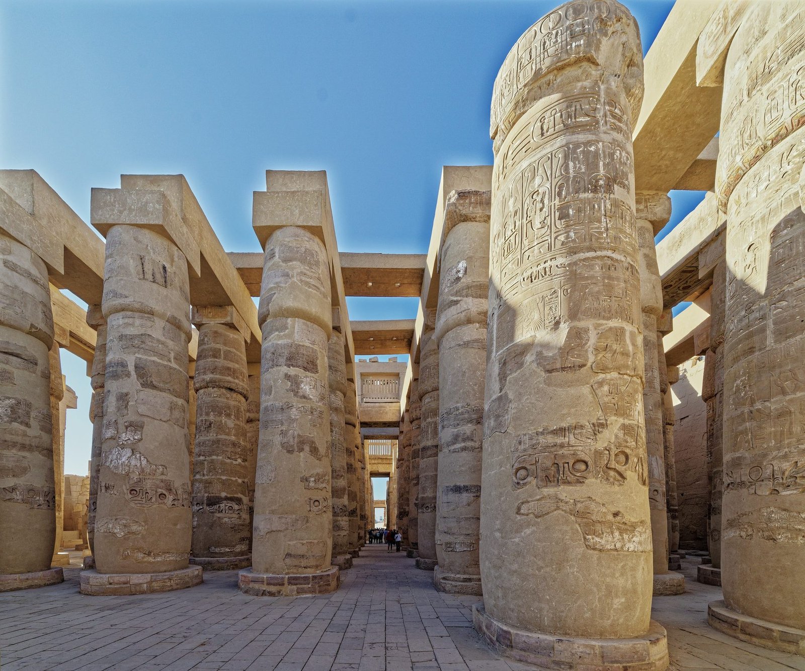 The great Hypostyle Hall of Karnak.
