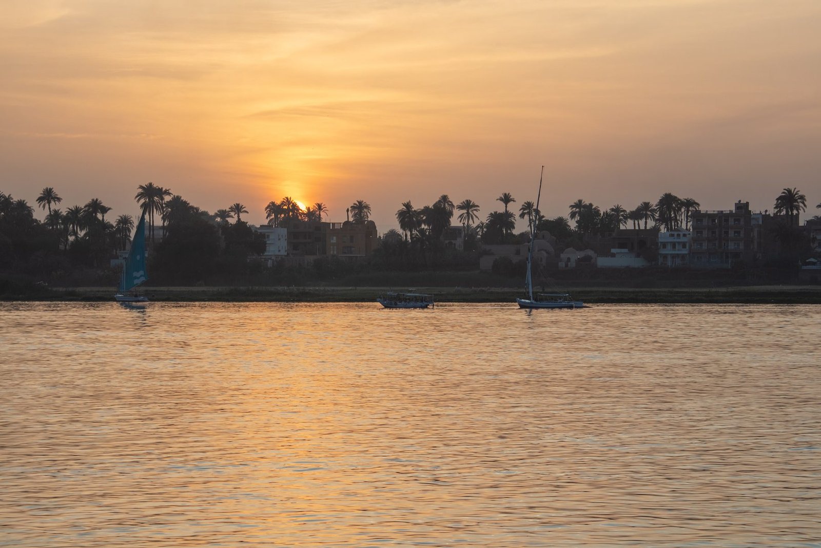 The Nile in Luxor, Egypt