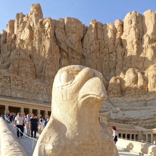 The mortuary Temple oh Hatshepsut.