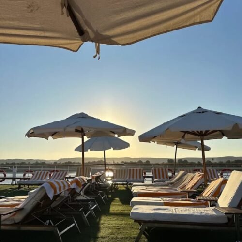 Travel photo of Nile cruise ship: cruise deck