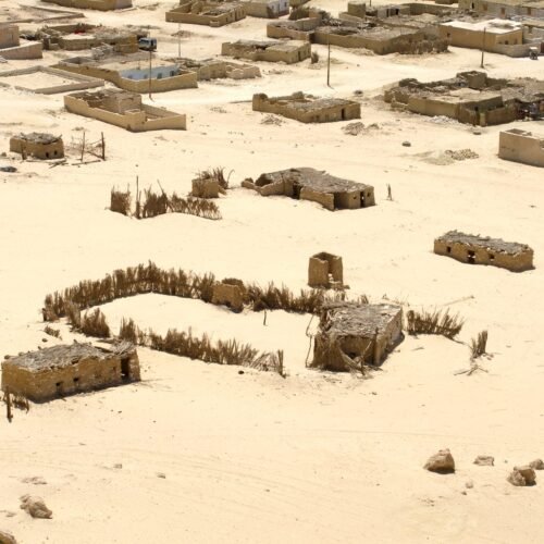 The Siwa Oasis (Siwah, Isiwan), an oasis in Egypt to the east of Great Sand Sea (Western Desert), about 50 km east of the Libyan border, one
